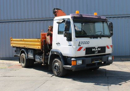 MAN L2000 10.153, TŘÍSTRANNÝ SKLÁPĚČ, HYDRAULICKÉ RUKA