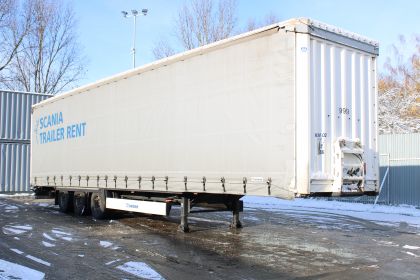 KRONE SD MEGA LINER, LOWDECK, TŘÍSTRANNÁ SHRNOVACÍ PLACHTA, 1x ZVEDAČKA NÁPRAVY SAF