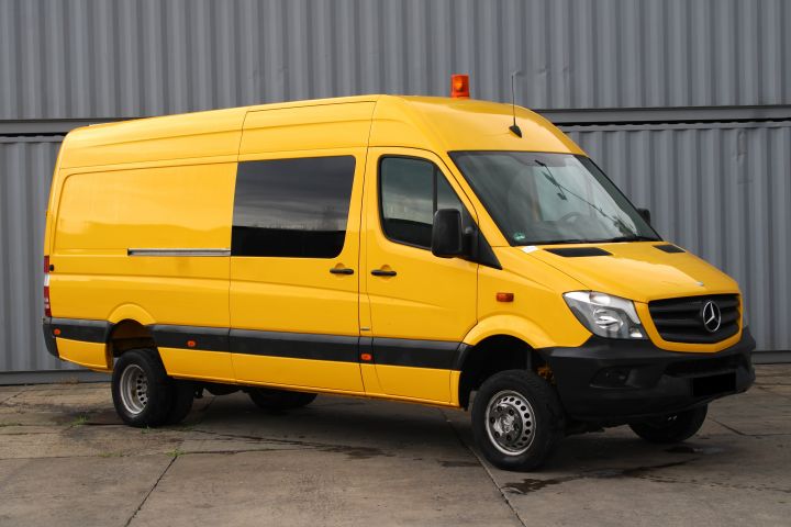 MERCEDES-BENZ SPRINTER, 4x4, MAXI, TAŽNÉ, KLIMA